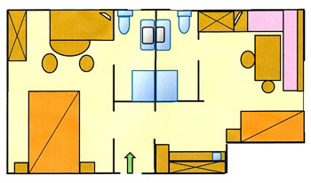 grundriss ferienwohnung 2 bis 3 personen unterkunft st anton
