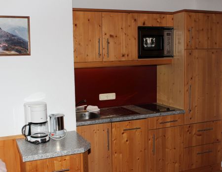 küche ferienwohnung klein unterkunft st anton